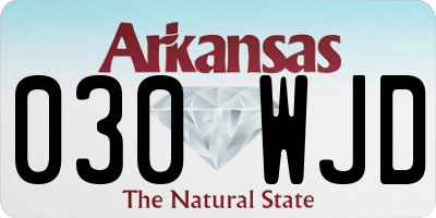 AR license plate 030WJD