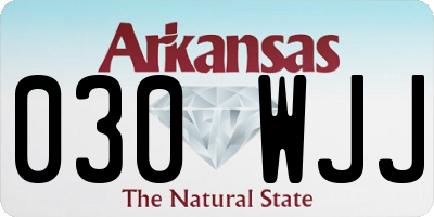 AR license plate 030WJJ