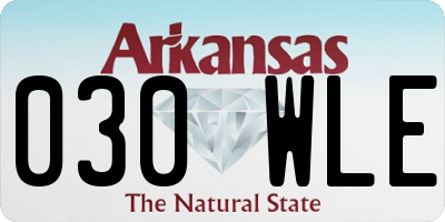 AR license plate 030WLE