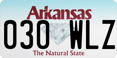 AR license plate 030WLZ