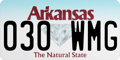 AR license plate 030WMG