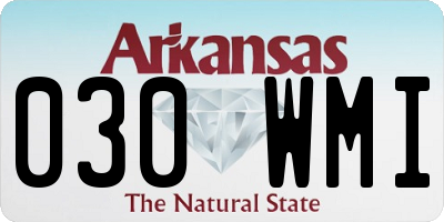 AR license plate 030WMI