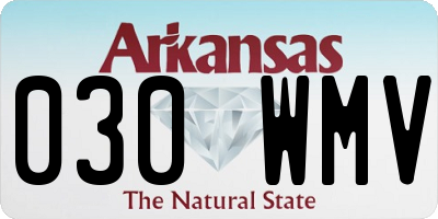 AR license plate 030WMV