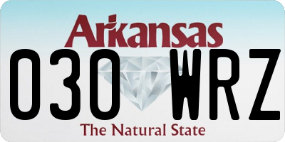 AR license plate 030WRZ