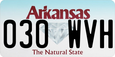 AR license plate 030WVH