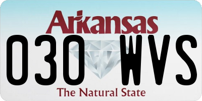 AR license plate 030WVS