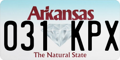 AR license plate 031KPX