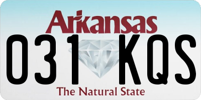 AR license plate 031KQS