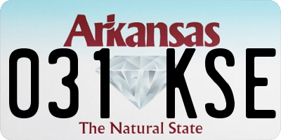 AR license plate 031KSE