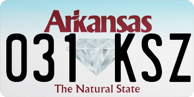 AR license plate 031KSZ