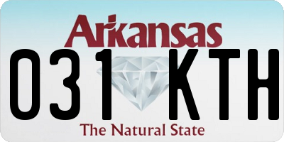 AR license plate 031KTH