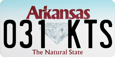 AR license plate 031KTS