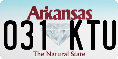 AR license plate 031KTU