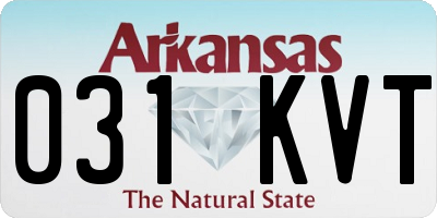 AR license plate 031KVT