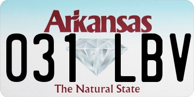 AR license plate 031LBV