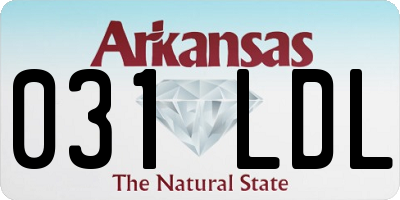 AR license plate 031LDL