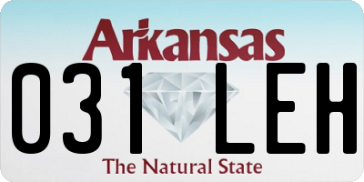 AR license plate 031LEH