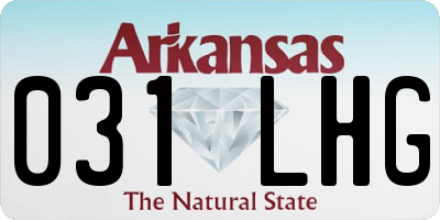 AR license plate 031LHG