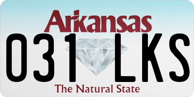 AR license plate 031LKS