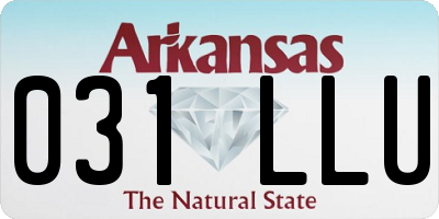 AR license plate 031LLU
