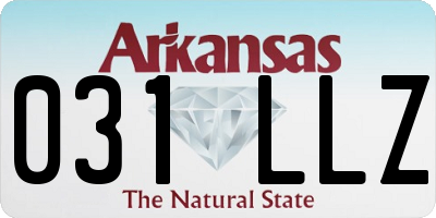 AR license plate 031LLZ