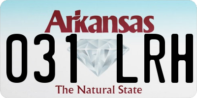 AR license plate 031LRH