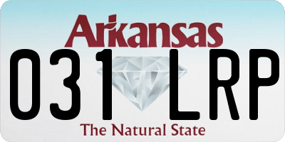 AR license plate 031LRP