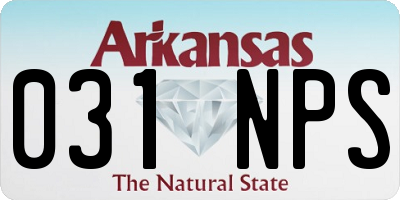 AR license plate 031NPS