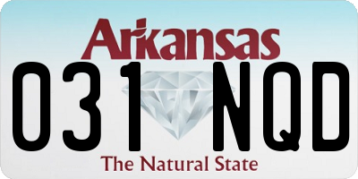AR license plate 031NQD