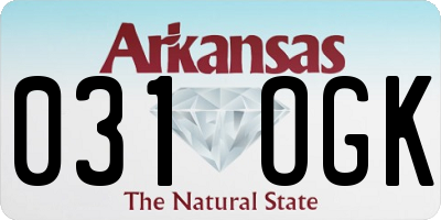 AR license plate 031OGK
