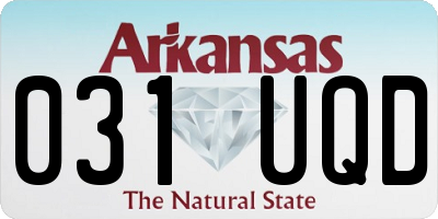 AR license plate 031UQD