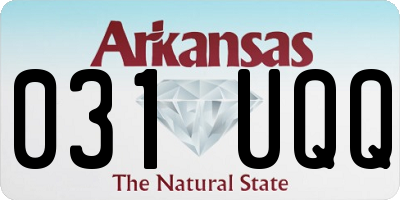 AR license plate 031UQQ
