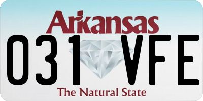 AR license plate 031VFE
