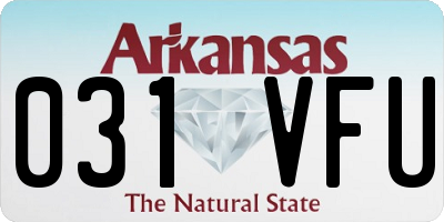 AR license plate 031VFU