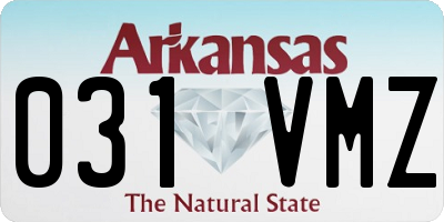 AR license plate 031VMZ