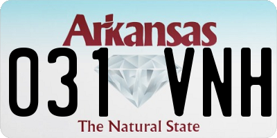 AR license plate 031VNH