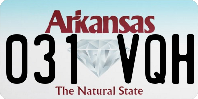 AR license plate 031VQH