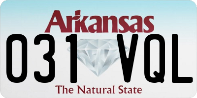 AR license plate 031VQL