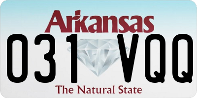 AR license plate 031VQQ