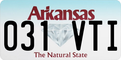 AR license plate 031VTI