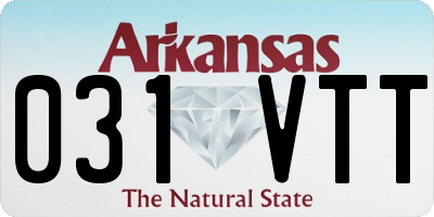 AR license plate 031VTT