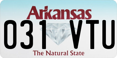 AR license plate 031VTU