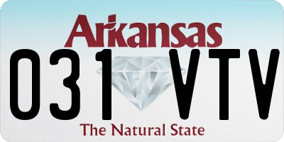 AR license plate 031VTV