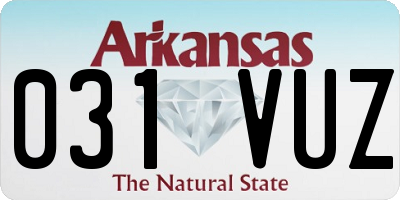 AR license plate 031VUZ