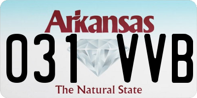 AR license plate 031VVB