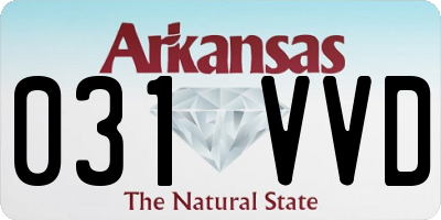 AR license plate 031VVD