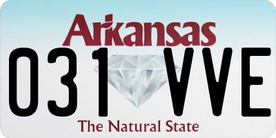 AR license plate 031VVE