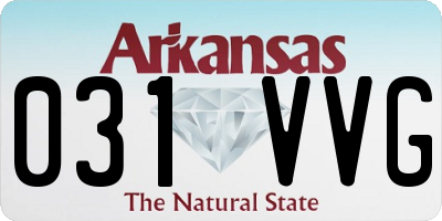 AR license plate 031VVG