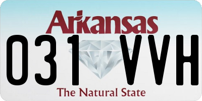 AR license plate 031VVH