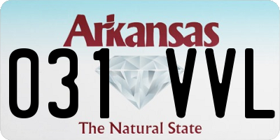 AR license plate 031VVL
